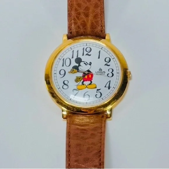 Vintage Disney Mickey Mouse Lorus Quartz Watch - Picture 2 of 5